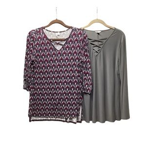 Cato tunics/blouse. Buy one get one free. Size Small
